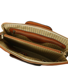 Caserta Document Leather briefcase Natural