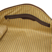 Geanta voiaj din piele naturala maro inchis, marime mare, Tuscany Leather, Voyager