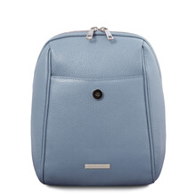 TL Bag Soft leather backpack Light Blue