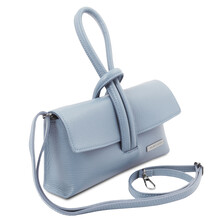 TL Bag Leather clutch Light Blue