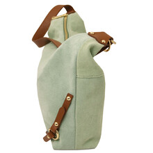 Sierra Suede leather shoulder bag Mint Green