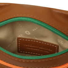 TL Bag Soft leather mini cross bag Cognac