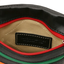 TL Bag Soft leather mini cross bag Black