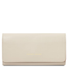 Diana Exclusive leather wallet - Large size Beige