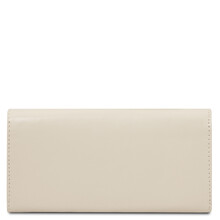 Diana Exclusive leather wallet - Large size Beige
