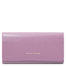 Diana Exclusive leather wallet - Large size Lilac