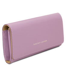 Diana Exclusive leather wallet - Large size Lilac