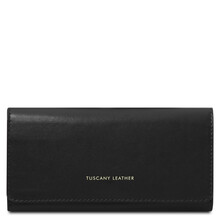 Diana Exclusive leather wallet - Large size Black