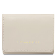 Diana Exclusive leather wallet - Small size Beige