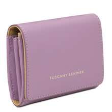 Diana Exclusive leather wallet - Small size Lilac