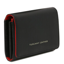 Diana Exclusive leather wallet - Small size Black