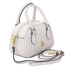 Chantilly Leather handbag White