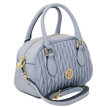 Chantilly Leather handbag Light Blue