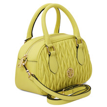 Chantilly Leather handbag Lime Yellow