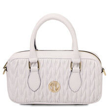 Mousse Leather handbag White