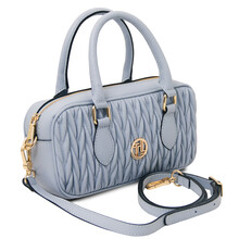 Mousse Leather handbag Light Blue
