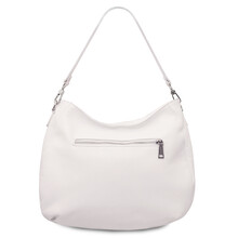 Brenda Soft leather shoulder bag White