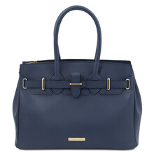 TL Bag Leather handbag Dark Blue