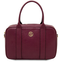 Stephany Leather handbag Bordeaux