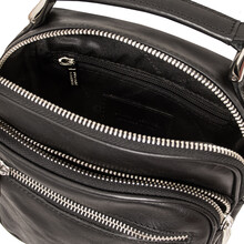 Paul Leather Crossbody Bag Black