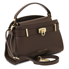 Maisy Leather tote Coffee