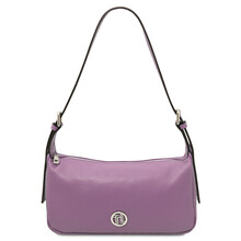 Miranda Soft leather shoulder bag Lilac