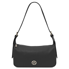 Miranda Soft leather shoulder bag Black