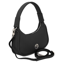 Michelle Leather handbag Black