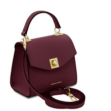 TL Bag Leather handbag Bordeaux