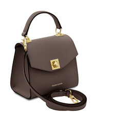 TL Bag Leather handbag Dark Taupe