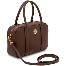 Stephany Leather handbag Coffee