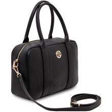 Stephany Leather handbag Black
