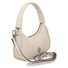Michelle Leather handbag Beige