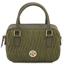 Chantilly Leather handbag Forest Green
