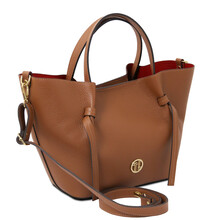 Legame Leather shopping bag Cognac