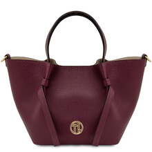 Legame Leather handbag Bordeaux