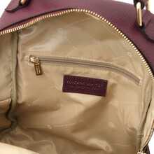 Prisma Soft leather backpack Bordeaux