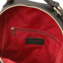 Prisma Soft leather backpack Black