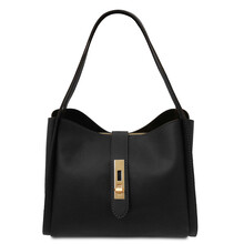 Soave Soft leather handbag Black