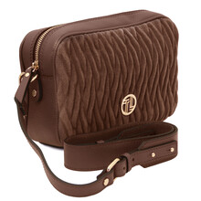 Chantilly Leather shoulder bag Coffee