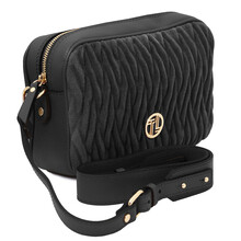 Chantilly Leather shoulder bag Black