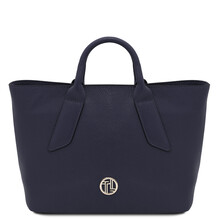 Viva Leather handbag Dark Blue