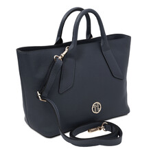 Viva Leather handbag Dark Blue