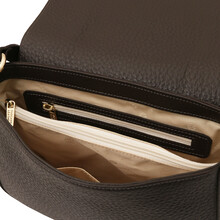 Sella Leather shoulder bag Coffee