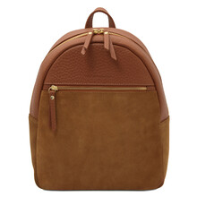 Arco Leather backpack Cognac