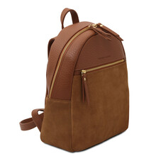Arco Leather backpack Cognac