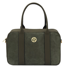 Stephany Leather handbag Forest Green