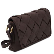 Tarte Leather shoulder bag Dark Brown