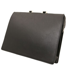 Servietă doctor din piele naturală neagră, TL, Canova