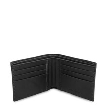 Exclusive 2 fold leather wallet for men Black
